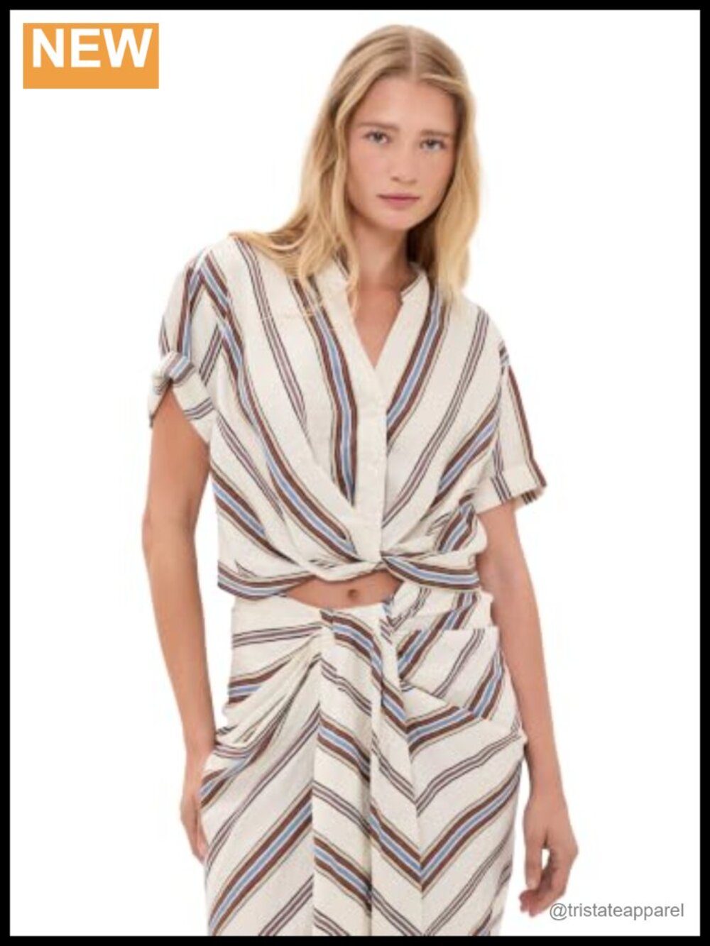 ALC Women's Leonore Linen Top - Twist Front